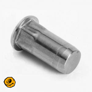 half hex flat closed rivet nuts