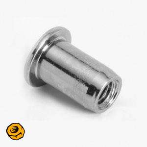 round flat open rivet nuts