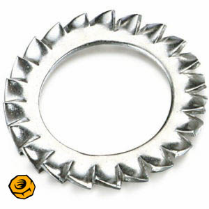 serrated lock washers external