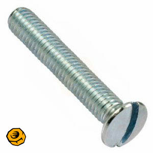 slotted raised csk head screws